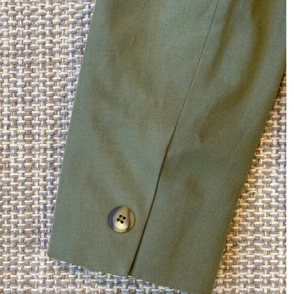 Vintage Women's Blazer Military Army Green - Grunge - 3 Pockets - Women's 6 EUC - Picture 8 of 10